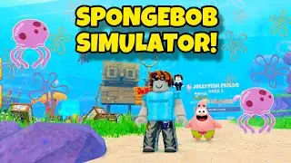 PLAYING SPONGEBOB SIMULATOR! (Roblox)