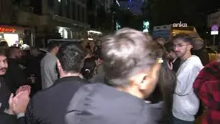 Members of the CHP Ankara Youth Branch marched to the Ministry of Justice.