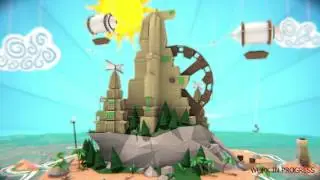[HD] Work In Progress - Papercraft Island / Audio Test / No Music