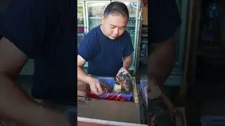 Charcoal Khao Jee Pate| Laos Food | Laos🇱🇦 | Savannakhet #shorts