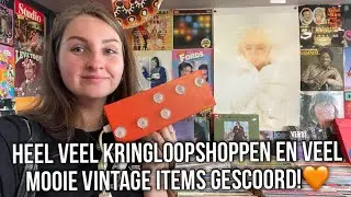 HEEL VEEL KRINGLOOPSHOPPEN EN VEEL MOOIE VINTAGE ITEMS GESCOORD!🧡