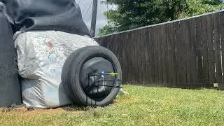 tire archery target