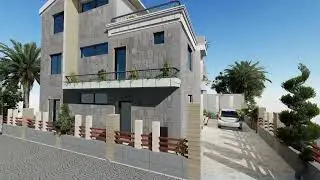 200 m2 and 150 m2 modern house design video render