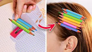 ¡TRANSFORMA TUS ÚTILES ESCOLARES CON ESTE FÁCIL DIY COLORIDO! 🌈