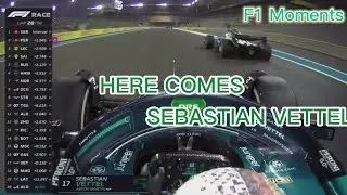 HERE COMES SEBASTIAN VETTEL In 2022 one last time 🥹 Abu Dhabi GP #f1 #formula1 #shorts