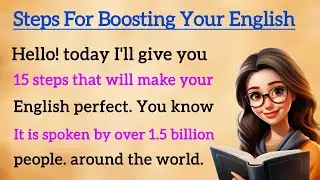 15 Steps For Boosting Your English | English Speaking Practice | Graded Reader | Daily Practice