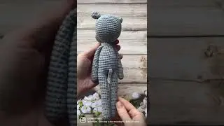 Crochet Amigurumi safari animals patterns toys hippo hippopotamus doll #amigurumi #crochet