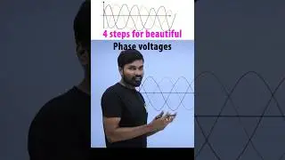 How to draw 3 phase voltages