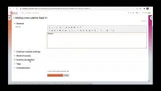 Moodle 4.0 Tutorial Videos-How to Use the Label Resource