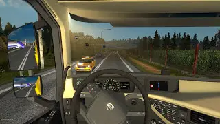 With The First Light of the Morning Driving Calais Duisburg Road Euro Truck Simulator 2 Multiplayer