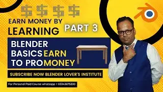 Blender Basic Class for all freelancers, Live Online Interior 3d Part 3
