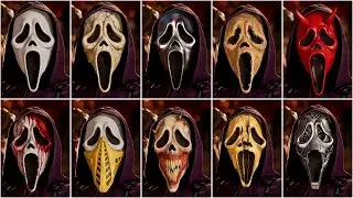 Ghostface in Mortal Kombat 1 – All Ghostface Costumes and Masks Showcase [4K 60FPS]