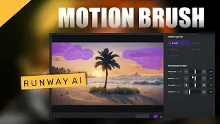 Runway Motion Brush in Gen-2 | RUNWAY IMAGE ANIMATION #aianimation