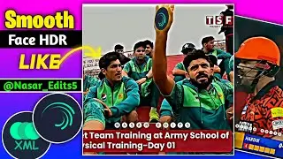 Smooth Face HDR Like @NasarEdits5 | Smooth Face Cricket Video Editing in Alight Motion