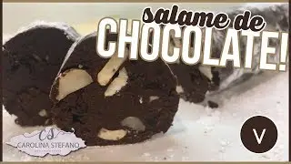 SALAME DE CHOCOLATE FIT | VEGANO | SEM ADICAO DE ACUCAR | RAW