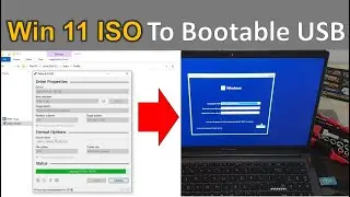 Windows 11 ISO file to Bootable Flash Drive RUFUS