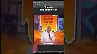 CHURCH QUOTE FLYER PHOTOSHOP TUTORIAL #photoshoptutorial #photoshop #tutorial #reels #reelsviral #