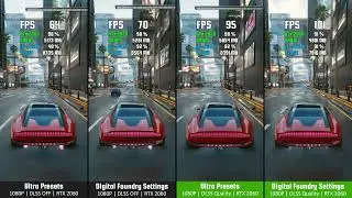 Cyberpunk 2077 | Digital Foundry Settings FPS/Graphics | 1080P, RTX 2060