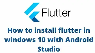 How to setup flutter in windows10 with android studio | Flutter malayalam tutorial