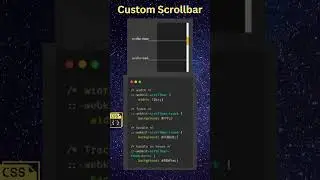 How to Create Custom Scrollbar 