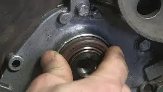 1.9 turbo diesel снимаем и устанавливаем сальник коленвала часть 12