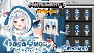 Minecraft Gawr Gura Skin for Minecraft pocket edition all version