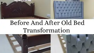 DIY Old Bed Transformation Process From Start To Finish