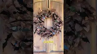 DIY Bat Wreath