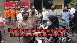 Komplotan Curanmor Jaringan Lebak Banten Dubekuk Polres Tangsel