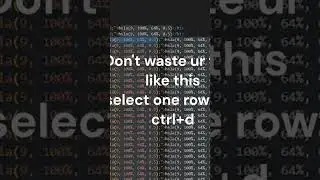 Simple trick to edit multiple text at a time in Vs code 