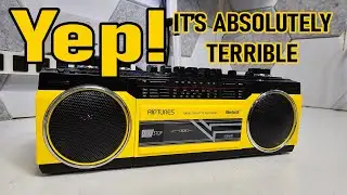 RIPTUNES Cassette Boombox from Amazon - As Bad as Expected
