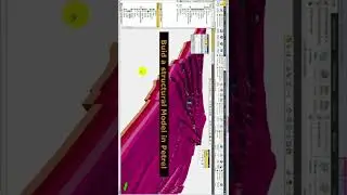 Structural model in Petrel |#Shorts|