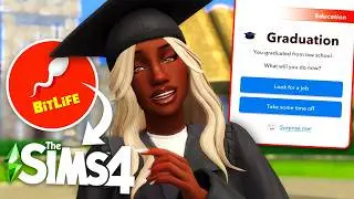 We GRADUATED Law School !! 🎓🥂 | Bitlife in The Sims 4