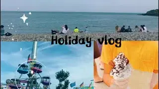 Holiday vlog/ a trip to a beach/ice cream/an amazing experience