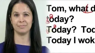 English Pronunciation Study:  What did you do Today? (Ben Franklin Exercise)