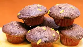 Eggless Moist Chocolate Cupcake Recipe #117