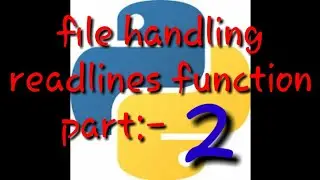 File handling part :-2 by PY LEARN
