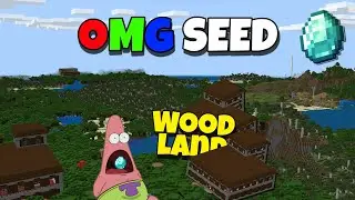 Best Seed Minecraft Bedrock 1.21! | 2 Woodland & Diamonds & Villages ⛏️🔥