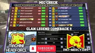 🔴 Point Blank Clan War - Mic Check MHF TEAM VS NO-MERCY389 !! FULLTEAM  NGERI EUY