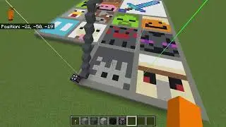 Behind the scenes - Minecraft concrete powder art