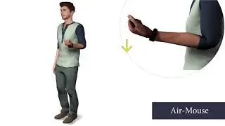Fastrack Reflex Wav | How to use the Air Mouse