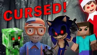 ALL MY TOYS HAVE BEEN CURSED!! EVIL BLIPPI! SONIC.EXE! MINECRAFT IN REAL LIFE!