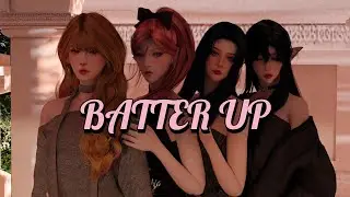 The Sims 4 模拟人生4 | BATTER UP - BABYMONSTER Dance cover by hinokisims | Hinoki