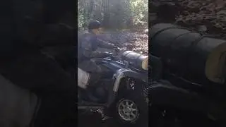 #тайга #4x4 #offroad #квадроцикл Вот какие суровые таёжные дороги !!!!