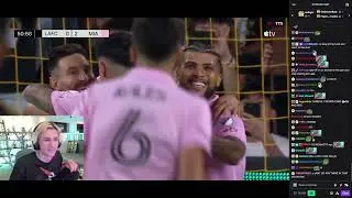 xQc watches Messi the 🐐: Inter Miami CF Highlights