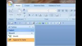 How To Create An Append Query To Work With Unstructured Data In MS Access