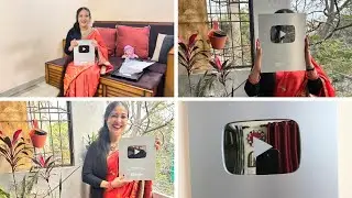 Silver Play Button Unboxing | Thankyou All For Your Support 🙏🏻 | मैं ईमोशनल हो गई😢