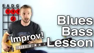 5 Ways To Get Through A Blues Solo On Bass [Blues Bass Lesson - Improv]