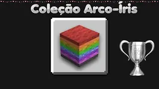 Minecraft Troféu: Coleção Arco-Íris