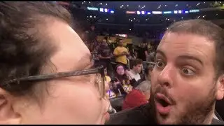 SURPRISING MY FRIEND WITH LAKERS TICKETS